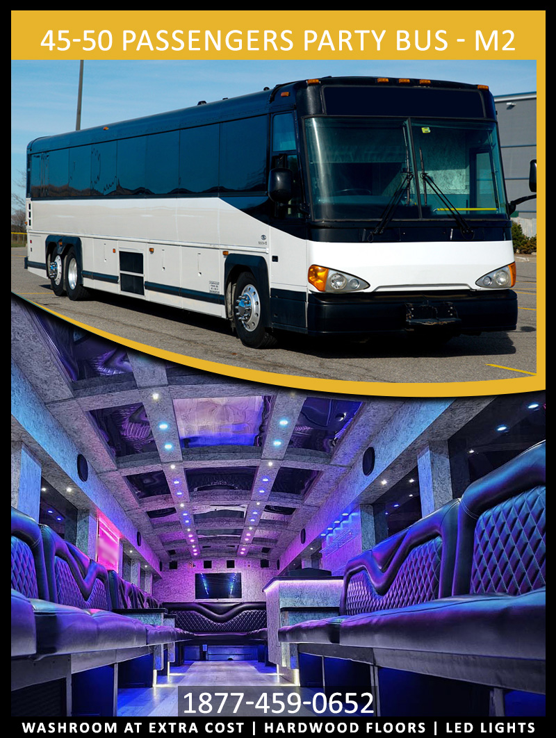 45-50 PASSENGERS PARTY BUS M2