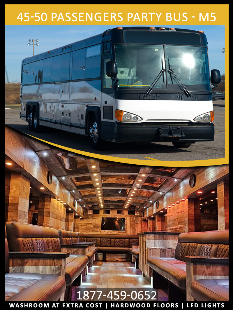 45-50 PASSENGERS PARTY BUS M5