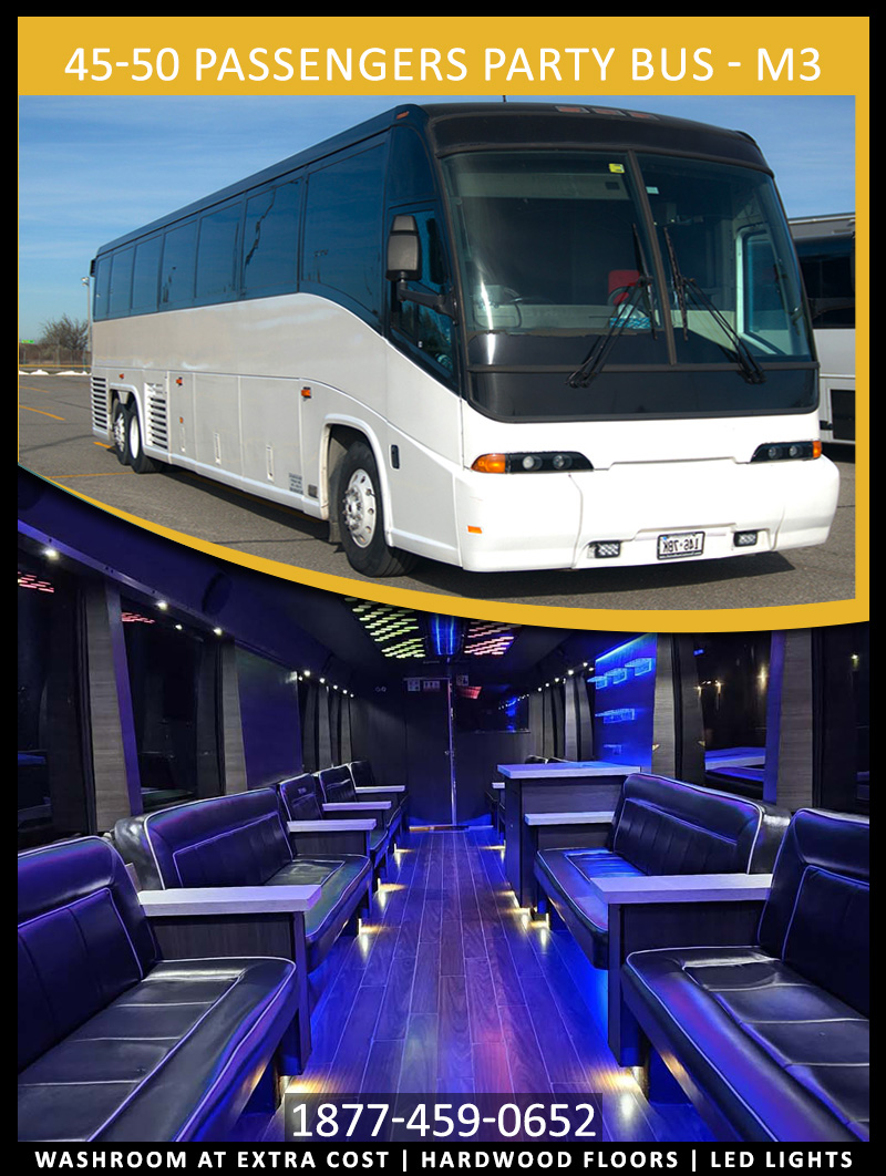 45-50 PASSENGERS PARTY BUS M3