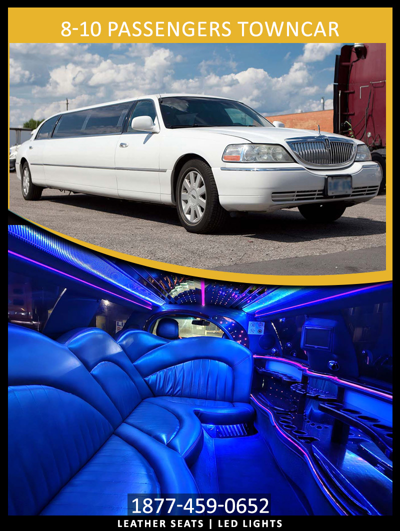 8-10 PASSENGERS TOWNCAR
